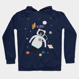 Allbärt. Bear in Space. Hoodie